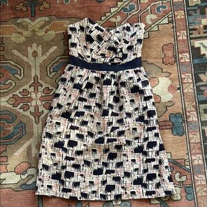 Abstract Print Dress